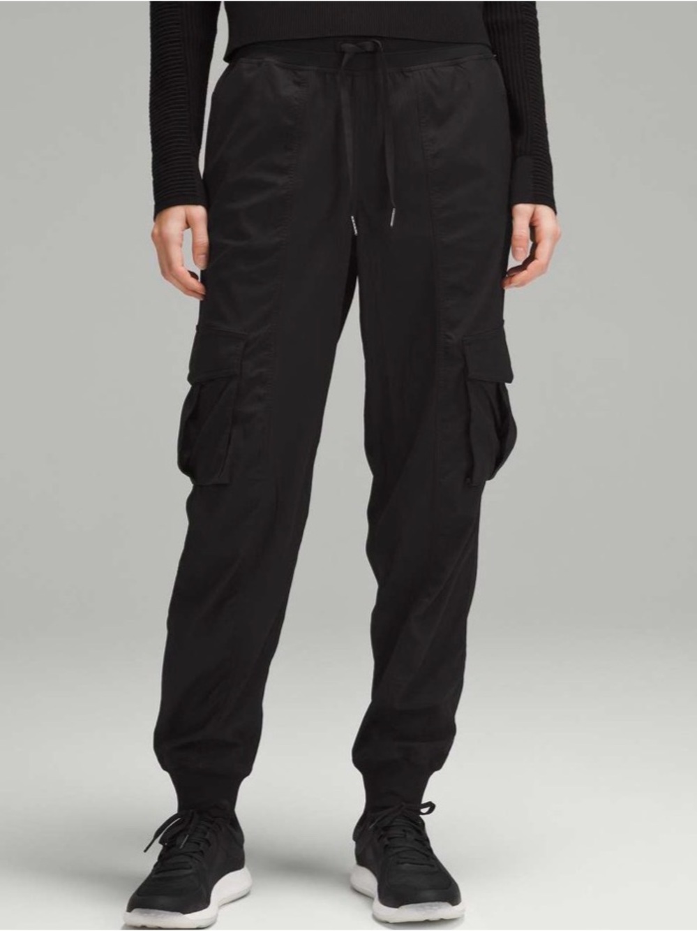 lululemon athletica Black Cargo Jogger Pants